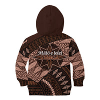 Malo e lelei Tonga Kid Hoodie Tongan Ngatu Pattern Vintage Vibes LT14 - Polynesian Pride