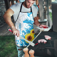 New Zealand Autism Awareness Month Apron Takiwatanga Maori Lizard With Sunflower LT14 - Polynesian Pride