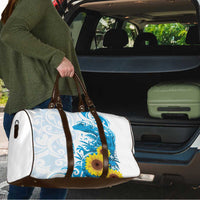 New Zealand Autism Awareness Month Travel Bag Takiwatanga Maori Lizard With Sunflower LT14 - Polynesian Pride
