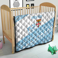 Fiji Rugby 2025 Custom Quilt Fijian Tapa Toso Viti Toso - White