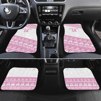 Fiji Rugby 2025 Custom Car Mats Fijian Tapa Toso Viti Toso - Pink