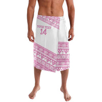 Fiji Rugby 2025 Custom Lavalava Fijian Tapa Toso Viti Toso - Pink LT14 Pink - Polynesian Pride