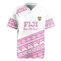 Fiji Rugby 2025 Custom Rugby Jersey Fijian Tapa Toso Viti Toso - Pink LT14 Pink - Polynesian Pride