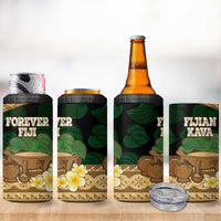 Bula Fiji Kava Bowl 4 in 1 Can Cooler Tumbler Fijian Tapa Cloth Vintage Vibe LT14 - Polynesian Pride