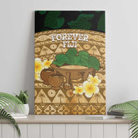 Bula Fiji Kava Bowl Canvas Wall Art Fijian Tapa Cloth Vintage Vibe LT14 - Polynesian Pride