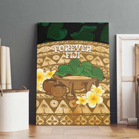 Bula Fiji Kava Bowl Canvas Wall Art Fijian Tapa Cloth Vintage Vibe LT14 - Polynesian Pride