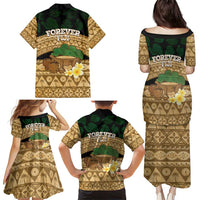 Bula Fiji Kava Bowl Family Matching Puletasi and Hawaiian Shirt Fijian Tapa Cloth Vintage Vibe LT14 - Polynesian Pride