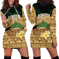 Bula Fiji Kava Bowl Hoodie Dress Fijian Tapa Cloth Vintage Vibe LT14 - Polynesian Pride
