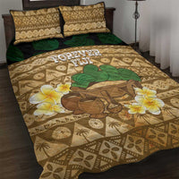 Bula Fiji Kava Bowl Quilt Bed Set Fijian Tapa Cloth Vintage Vibe LT14 Brown - Polynesian Pride