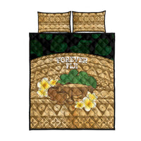 Bula Fiji Kava Bowl Quilt Bed Set Fijian Tapa Cloth Vintage Vibe LT14 - Polynesian Pride