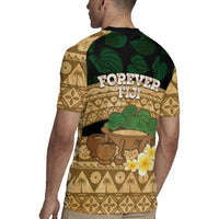 Bula Fiji Kava Bowl Rugby Jersey Fijian Tapa Cloth Vintage Vibe LT14 - Polynesian Pride