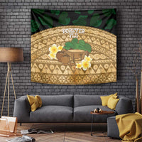 Bula Fiji Kava Bowl Tapestry Fijian Tapa Cloth Vintage Vibe LT14 Brown - Polynesian Pride