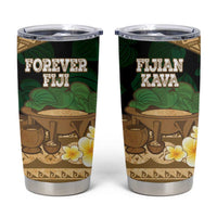 Bula Fiji Kava Bowl Tumbler Cup Fijian Tapa Cloth Vintage Vibe LT14 Brown - Polynesian Pride
