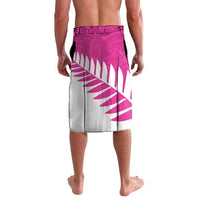 New Zealand Silver Fern Rugby Custom Lavalava Go All Black Maori Pink Version