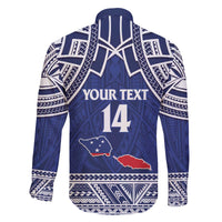 Custom Samoa Cricket Family Matching Off The Shoulder Long Sleeve Dress and Hawaiian Shirt Go Champions Samoan LT14 - Polynesian Pride