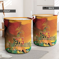 Papua New Guinea Independence Day Laundry Basket One People One Nation One Country LT14 - Polynesian Pride