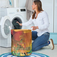 Papua New Guinea Independence Day Laundry Basket One People One Nation One Country LT14 - Polynesian Pride