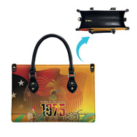 Papua New Guinea Independence Day Leather Bag One People One Nation One Country LT14 - Polynesian Pride