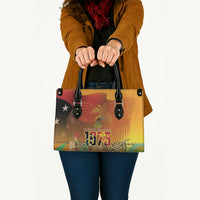 Papua New Guinea Independence Day Leather Bag One People One Nation One Country LT14 - Polynesian Pride