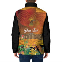 Personalised Papua New Guinea Independence Day Padded Jacket One People One Nation One Country LT14 - Polynesian Pride