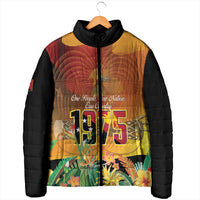 Personalised Papua New Guinea Independence Day Padded Jacket One People One Nation One Country LT14 - Polynesian Pride