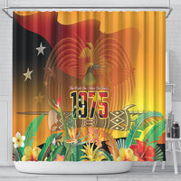 Papua New Guinea Independence Day Shower Curtain One People One Nation One Country LT14 - Polynesian Pride