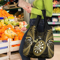 New Zealand Darts Grocery Bag Happiness Is A Tight Threesome Maori Gold