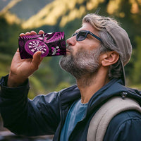 Personalised New Zealand Darts 4 in 1 Can Cooler Tumbler Happiness Is A Tight Threesome Maori Pink LT14 - Polynesian Pride