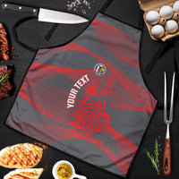 Custom New Caledonia Football Apron Allez Les Cagous Grey Version - Polynesian Pride