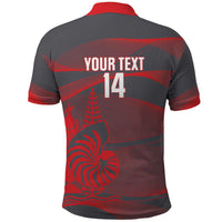 Custom New Caledonia Football Polo Shirt Allez Les Cagous Grey Version - Polynesian Pride