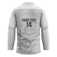 Custom New Caledonia Football Hockey Jersey Allez Les Cagous White Version - Polynesian Pride