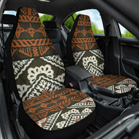Bula Fiji Tapa Car Seat Cover Fijian Masi Vintage Vibes LT14 One Size Brown - Polynesian Pride
