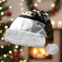 Bula Fiji Tapa Christmas Santa Hat Fijian Masi Vintage Vibes LT14 With Fur Brown - Polynesian Pride