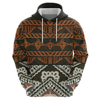 Bula Fiji Tapa Hoodie Fijian Masi Vintage Vibes LT14 - Polynesian Pride