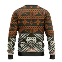 Bula Fiji Tapa Ugly Christmas Sweater Fijian Masi Vintage Vibes LT14 - Polynesian Pride