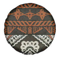 Bula Fiji Tapa Spare Tire Cover Fijian Masi Vintage Vibes LT14 - Polynesian Pride
