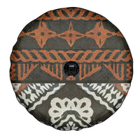 Bula Fiji Tapa Spare Tire Cover Fijian Masi Vintage Vibes LT14 - Polynesian Pride