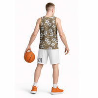 Kuvui Bula Fiji Basketball Jersey Fijian Tapa Seamless Hibiscus LT14 - Polynesian Pride
