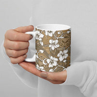 Kuvui Bula Fiji Ceramic Mug Fijian Tapa Seamless Hibiscus - Polynesian Pride