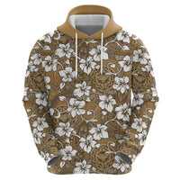 Kuvui Bula Fiji Hoodie Fijian Tapa Seamless Hibiscus LT14 - Polynesian Pride