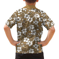 Kuvui Bula Fiji Kid Hawaiian Shirt Fijian Tapa Seamless Hibiscus LT14 - Polynesian Pride