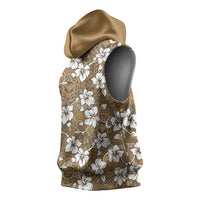 Kuvui Bula Fiji Sleeveless Hoodie Fijian Tapa Seamless Hibiscus LT14 - Polynesian Pride