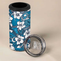 Karakarawa Bula Fiji 4 in 1 Can Cooler Tumbler Fijian Tapa Seamless Hibiscus LT14 - Polynesian Pride