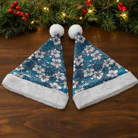 Karakarawa Bula Fiji Christmas Santa Hat Fijian Tapa Seamless Hibiscus LT14 - Polynesian Pride