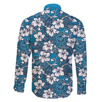 Karakarawa Bula Fiji Family Matching Mermaid Dress and Hawaiian Shirt Fijian Tapa Seamless Hibiscus LT14 - Polynesian Pride