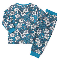 Karakarawa Bula Fiji Christmas Pajama Set Fijian Tapa Seamless Hibiscus LT14 - Polynesian Pride