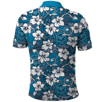 Karakarawa Bula Fiji Polo Shirt Fijian Tapa Seamless Hibiscus LT14 - Polynesian Pride