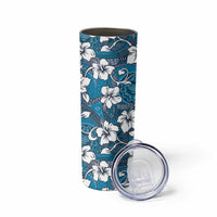 Karakarawa Bula Fiji Skinny Tumbler Fijian Tapa Seamless Hibiscus LT14 - Polynesian Pride