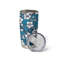 Karakarawa Bula Fiji Tumbler Cup Fijian Tapa Seamless Hibiscus LT14 - Polynesian Pride