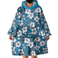 Karakarawa Bula Fiji Wearable Blanket Hoodie Fijian Tapa Seamless Hibiscus LT14 - Polynesian Pride